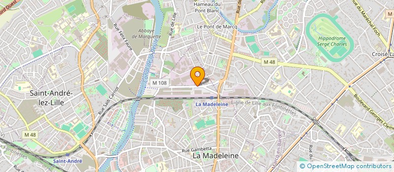 localisation de l'entreprise UTOPIA  LA MADELEINE