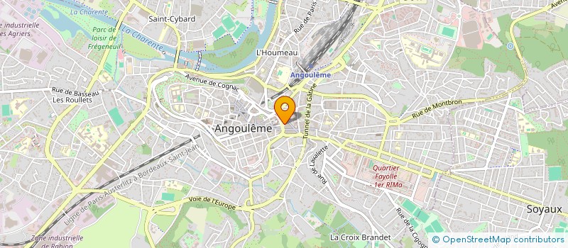 localisation de l'entreprise UTOPIA à ANGOULEME