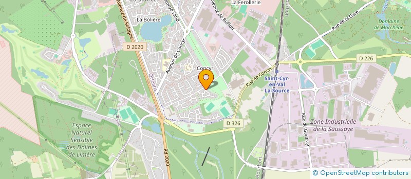 localisation de l'entreprise UTOPIA à ORLEANS