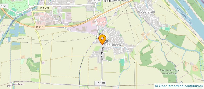 localisation de l'entreprise UTOPIA BTP  ALGOLSHEIM