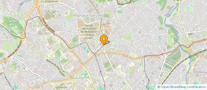 localisation de l'entreprise UTOPIA SAINTE BERNADETTE à MONTPELLIER