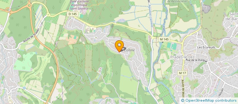 localisation de l'entreprise UTOPIC  SAINT-CLEMENT-DE-RIVIERE