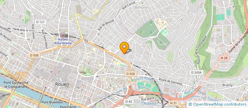 localisation de l'entreprise UTOPIC PRODUCTIONS à ROUEN