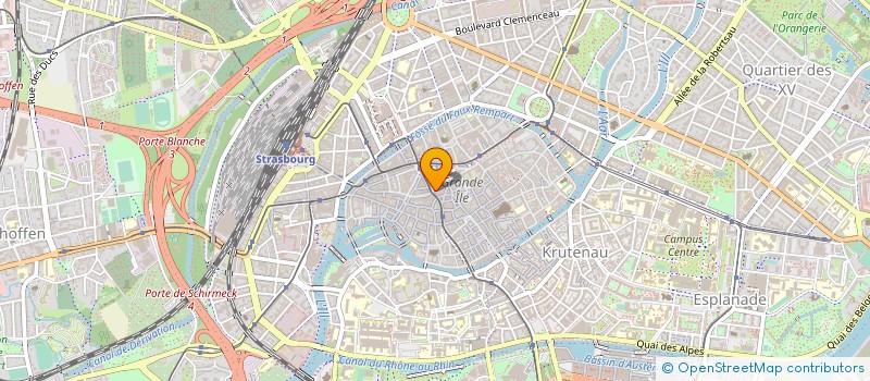 localisation de l'entreprise UTOPIE à STRASBOURG