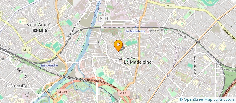 localisation de l'entreprise UTOPIE VOLANTE à LA MADELEINE