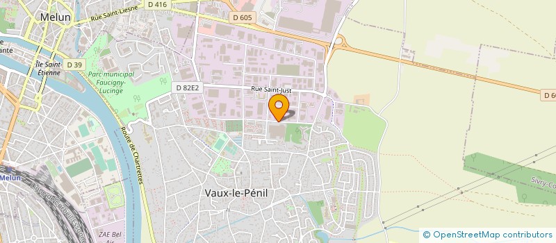 localisation de l'entreprise UTOPIHA à VAUX-LE-PENIL