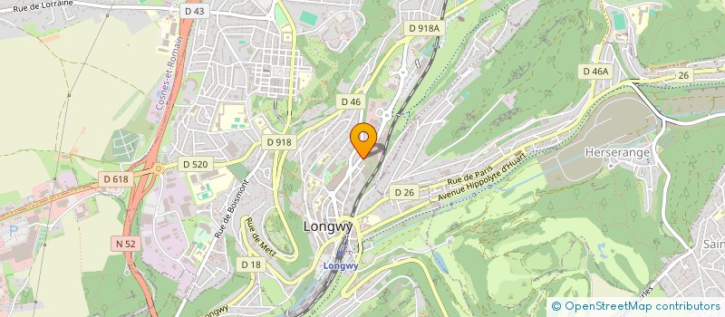 localisation de l'entreprise UTOPOLIS LONGWY à LONGWY