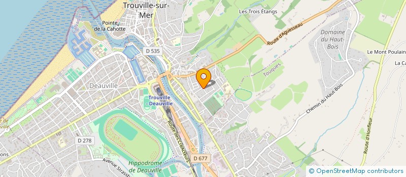 localisation de l'entreprise UTOVILLE à TROUVILLE-SUR-MER