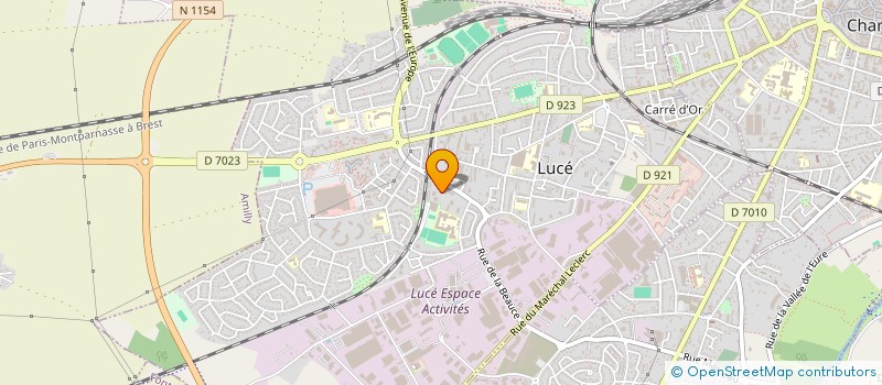 localisation de l'entreprise UTR EXPRESS à LUCE