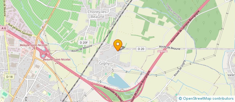 localisation de l'entreprise UTTS SERVICES à BEAUNE