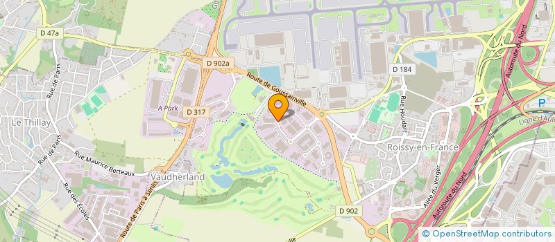 localisation de l'entreprise UUDS BIO DECONTAMINATION à ROISSY-EN-FRANCE