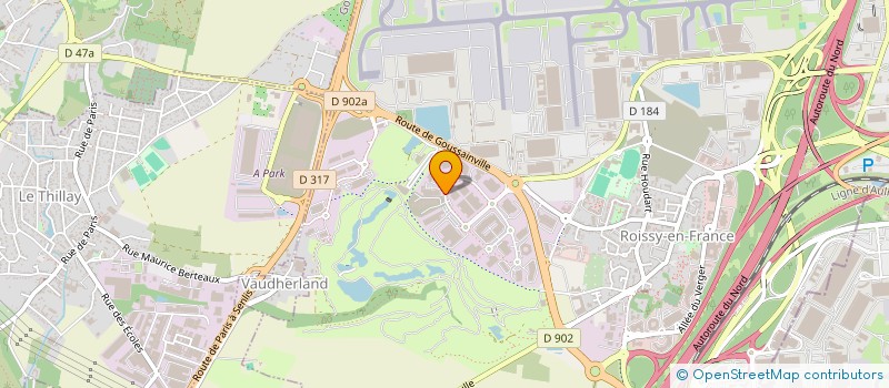 localisation de l'entreprise UUDS IMMO 31  ROISSY-EN-FRANCE