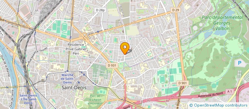 localisation de l'entreprise UV DE LUXE à SAINT-DENIS
