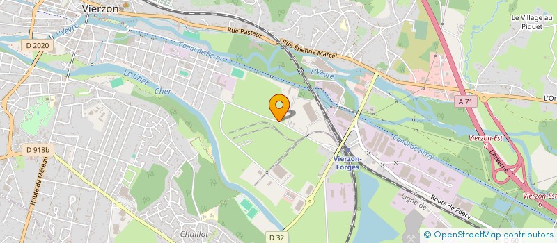 localisation de l'entreprise UVALIA EXPLOITATION SCEA  VIERZON