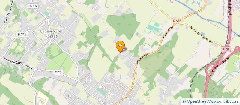 localisation de l'entreprise UVEO  CASTELMAUROU