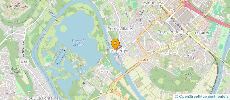 localisation de l'entreprise UVP CONSULTING à CERGY