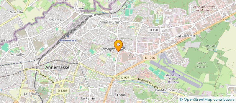 localisation de l'entreprise UVRE NOBA EURO-AFRIQUE à ANNEMASSE