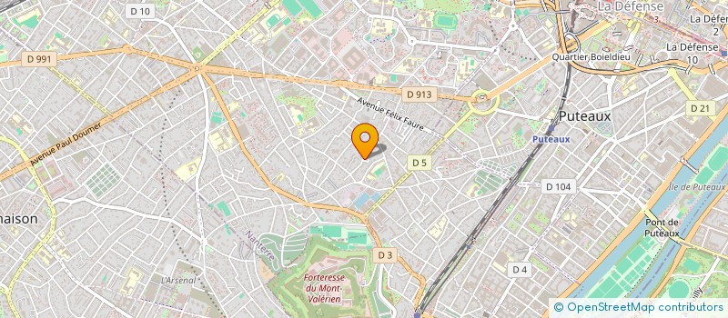 localisation de l'entreprise UVU GROUP  NANTERRE