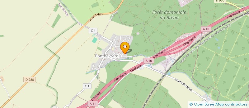 localisation de l'entreprise UVYLM DECORS  PONTHEVRARD