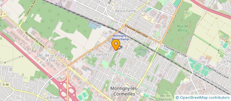 localisation de l'entreprise UX  MONTIGNY-LES-CORMEILLES