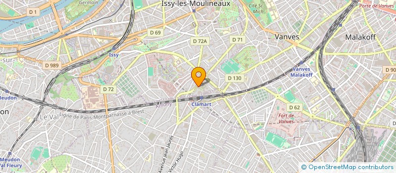 localisation de l'entreprise UX INOV TECH  VANVES