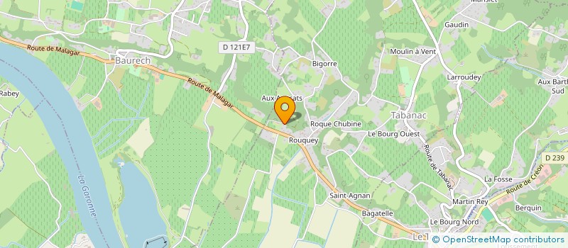 localisation de l'entreprise UX ODYSSEY à TABANAC