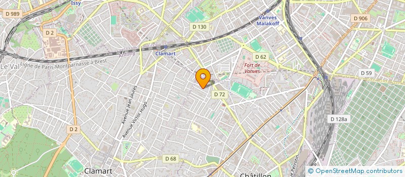 localisation de l'entreprise UXALOT à CHATILLON