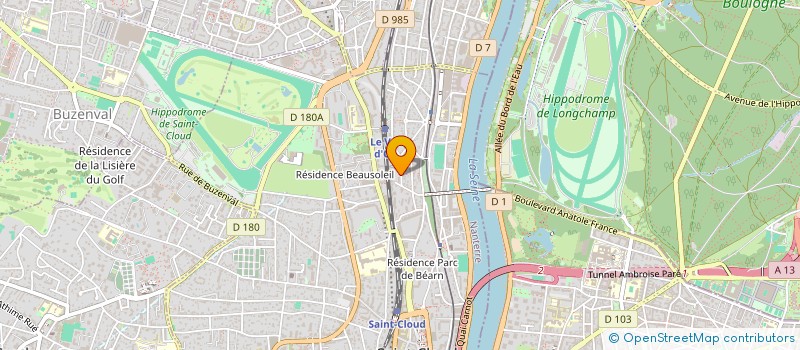 localisation de l'entreprise UXAMI à SAINT-CLOUD