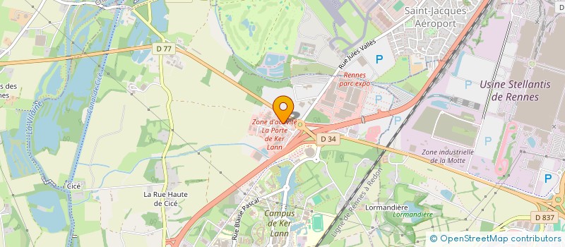 localisation de l'entreprise UXELLO GRAND OUEST  BRUZ