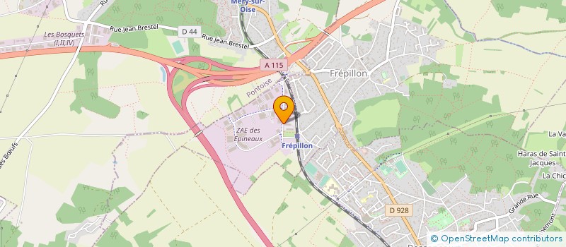 localisation de l'entreprise UXELLO ILE DE FRANCE à FREPILLON