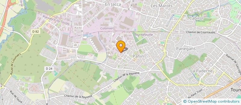 localisation de l'entreprise UXELLO SUD OUEST  PIBRAC