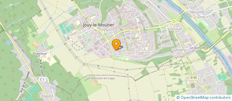 localisation de l'entreprise UXIA  JOUY-LE-MOUTIER