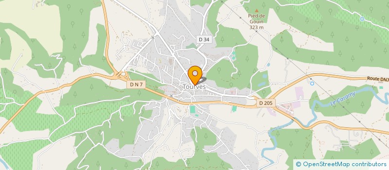 localisation de l'entreprise UXIANE  TOURVES