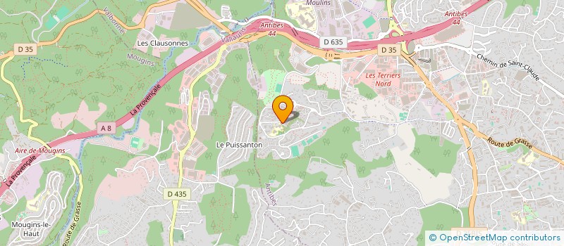 localisation de l'entreprise UXLITE SOLUTIONS à ANTIBES
