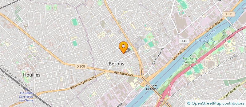 localisation de l'entreprise UXOLIA  BEZONS