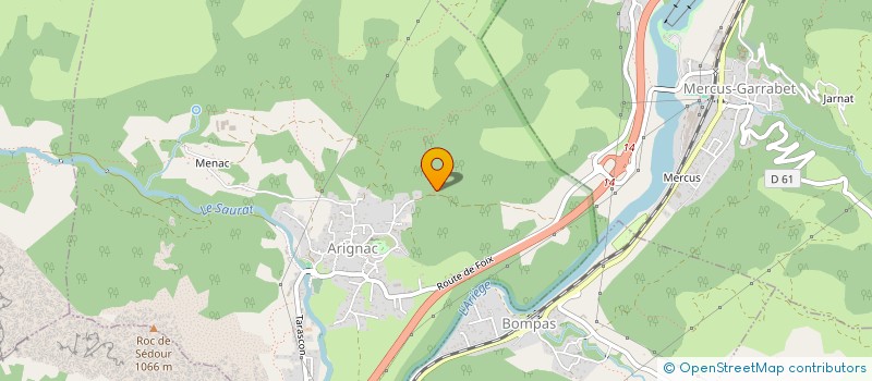 localisation de l'entreprise UY à ARIGNAC
