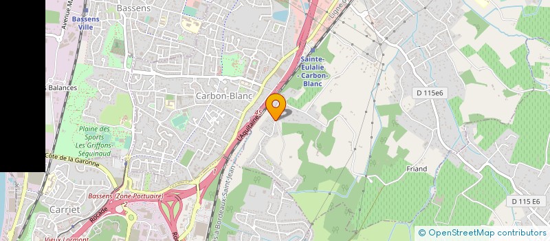 localisation de l'entreprise UYAR CHARPENTE à SAINTE EULALIE