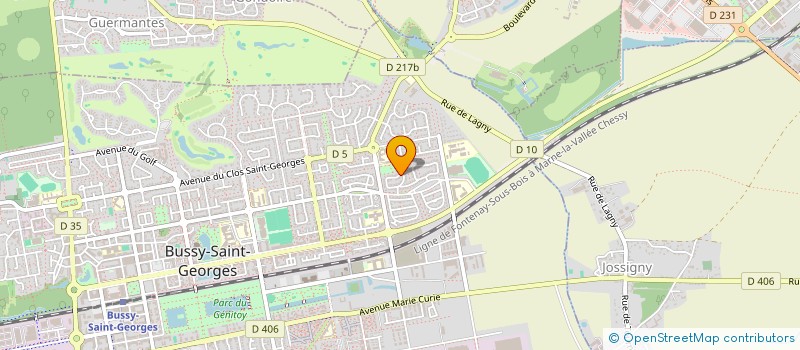 localisation de l'entreprise UYEN VU  BUSSY-SAINT-GEORGES