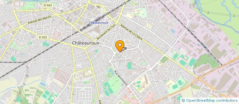 localisation de l'entreprise UYSAL à CHATEAUROUX