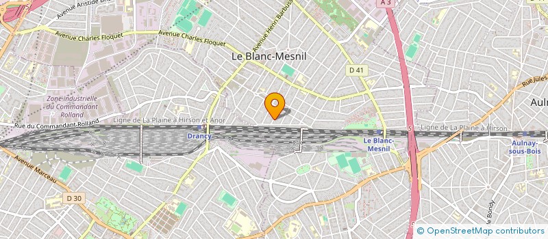 localisation de l'entreprise UZ à LE BLANC-MESNIL