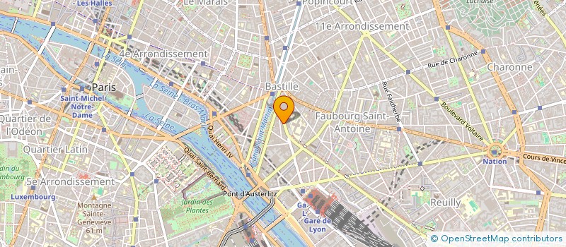 localisation de l'entreprise UZ PRO à PARIS