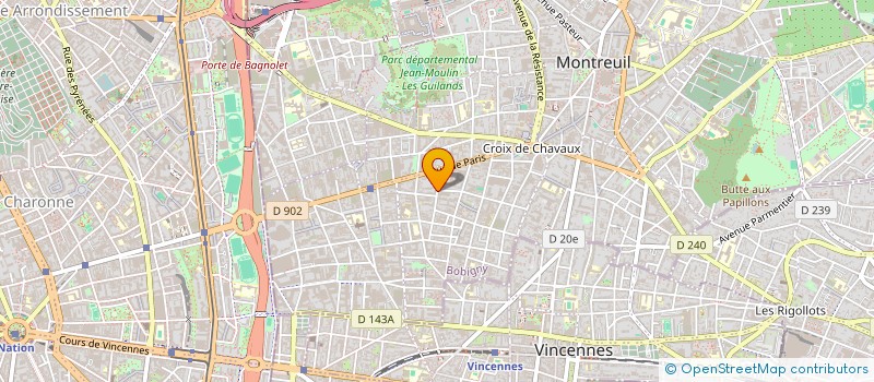 localisation de l'entreprise UZ99 à MONTREUIL