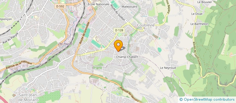 localisation de l'entreprise UZENCE  COUBLEVIE