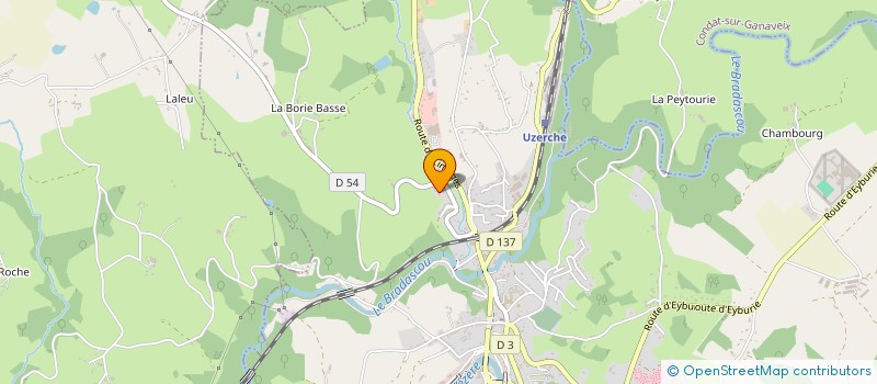 localisation de l'entreprise UZERCHE OPTIQUE  UZERCHE