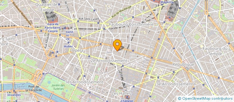 localisation de l'entreprise UZES COURTAGE  PARIS