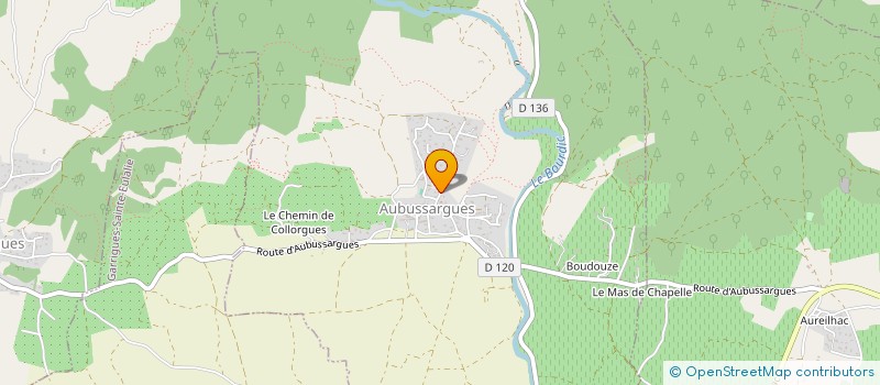 localisation de l'entreprise UZES HANDBALL CLUB  AUBUSSARGUES