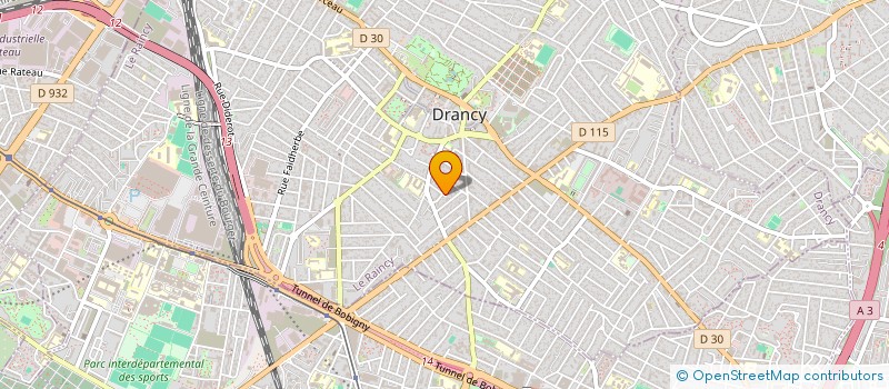 localisation de l'entreprise UZPACK  DRANCY