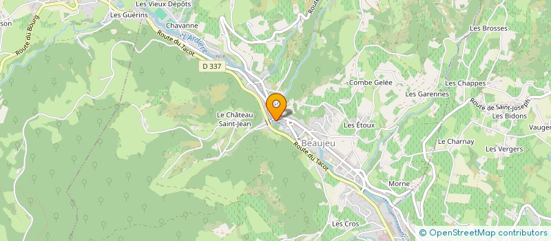 localisation de l'entreprise UZPT  BEAUJEU