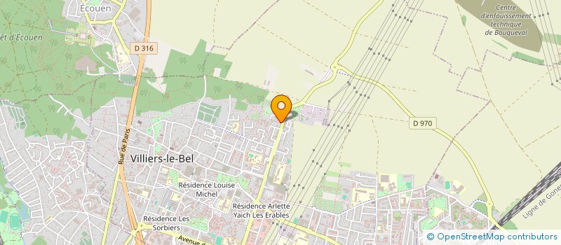 localisation de l'entreprise UZUN IMMO  VILLIERS-LE-BEL