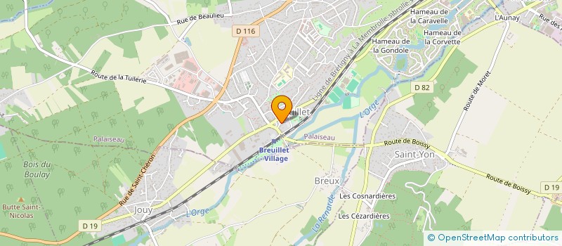 localisation de l'entreprise V 13 MANAGEMENT  BREUILLET